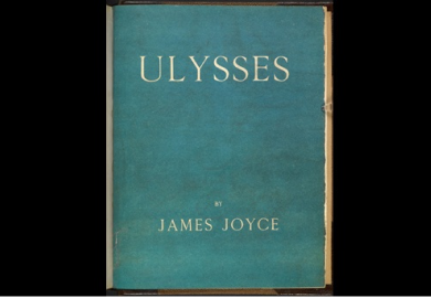 An image of the cover of James Joyce’s Ulysses
